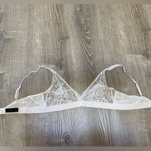 Natori White Lace Bralette
